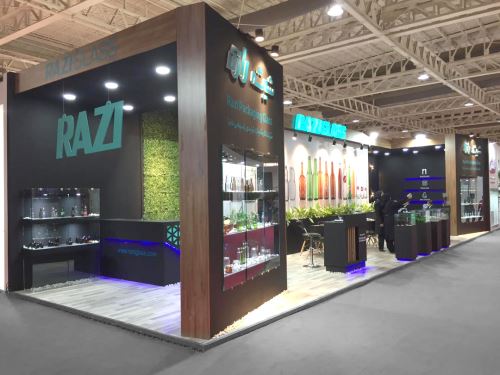 غرفه سازی نمایشگاه با چوب