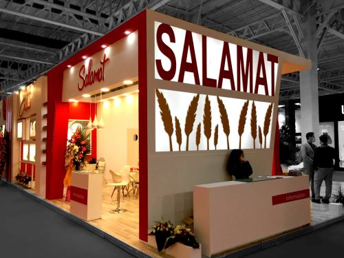 غرفه سازی نمایشگاه با چوب