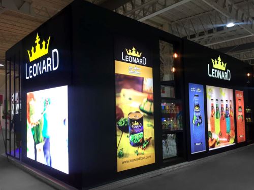 غرفه سازی نمایشگاه با چوب