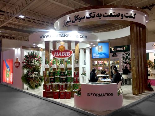 غرفه سازی نمایشگاه با چوب