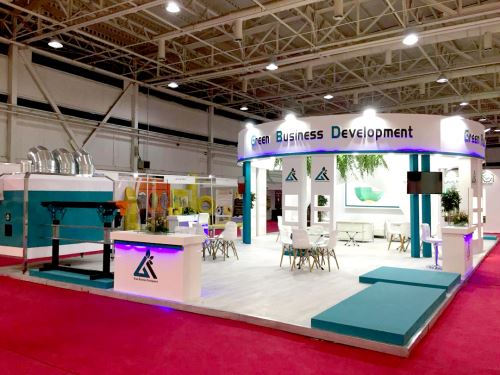 غرفه سازی نمایشگاه با چوب