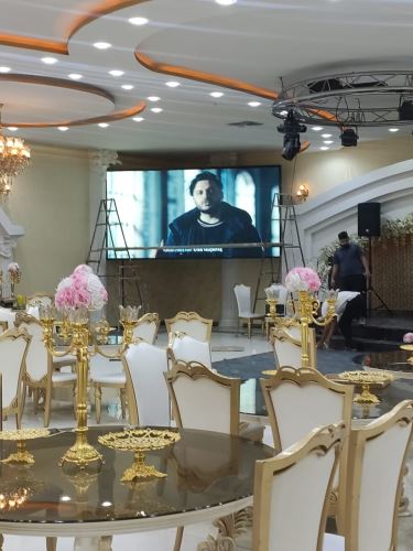 تلویزیون تالار عروسی در تهران