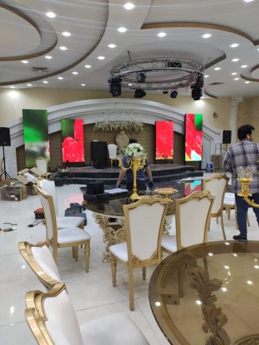 تلویزیون تالار عروسی در تهران