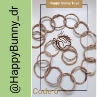 کد 6: زنجیر حصیری، طول: 1 متر، قیمت: 22000 تومان