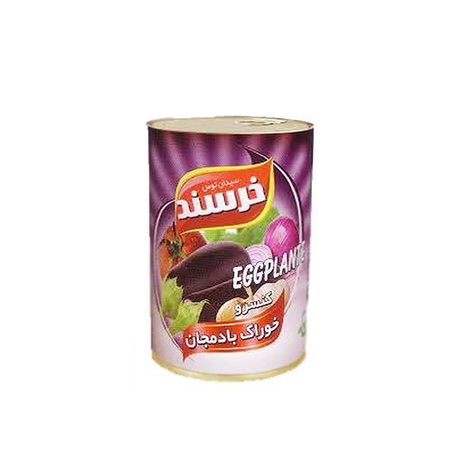 کنسرو خوراک بادنجان خرسند