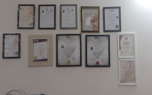 مدرکهای مدرس آموزشگاه