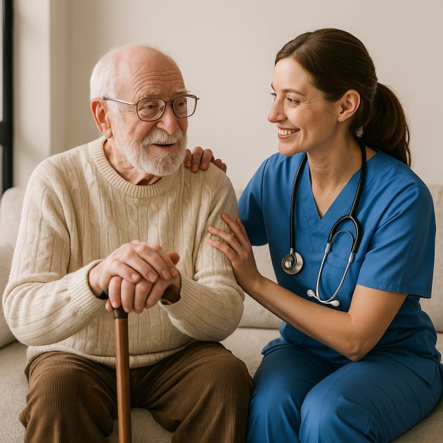 پرستار نگهداری از سالمند در منزل در تجربش