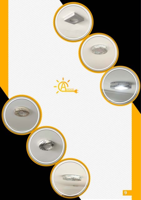 انواع هالوژن سقفی کناف