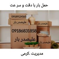 موسسه حمل اثاثیه علیصدر بار همدان با پرسنل مجرب