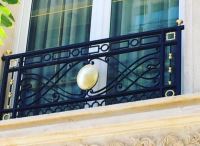 نرده راه پله فلزی مدرن