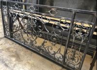 نرده راه پله فلزی مدرن