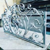 نرده راه پله فلزی مدرن