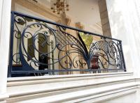 نرده راه پله فلزی مدرن