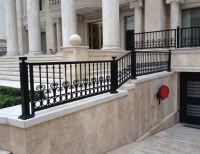 نرده راه پله فلزی مدرن