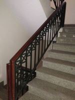 نرده راه پله فلزی مدرن