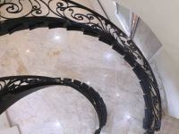 نرده راه پله فلزی مدرن