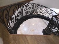 نرده راه پله فلزی مدرن