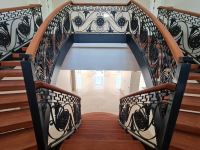 نرده راه پله فلزی مدرن