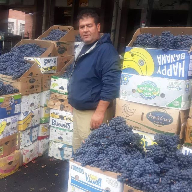 انگور شانی تره بار مرکزی تهران