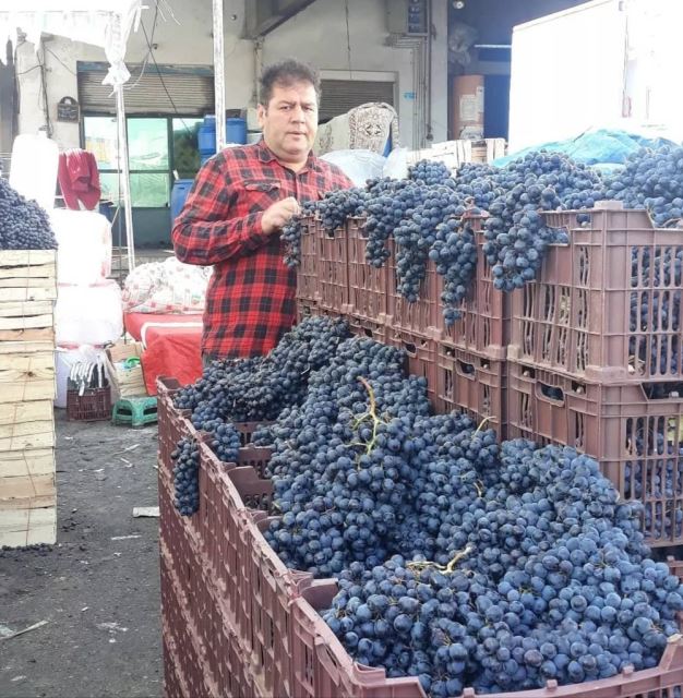 انگور شانی تره بار مرکزی تهران