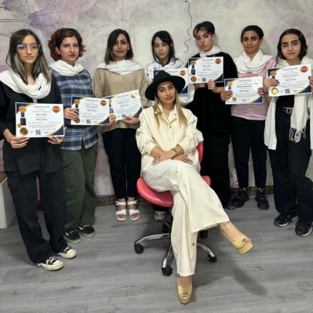 آموزش تخصصی تتو بدن و صورت با مدرک در کرج 