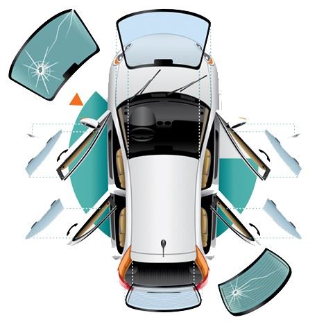 شیشه اتومبیل