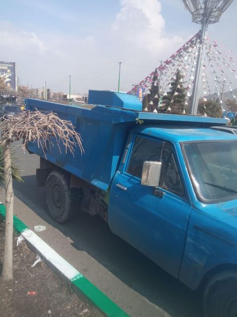 حمل نخاله با نیسان کمپرسی مرکز شهر 