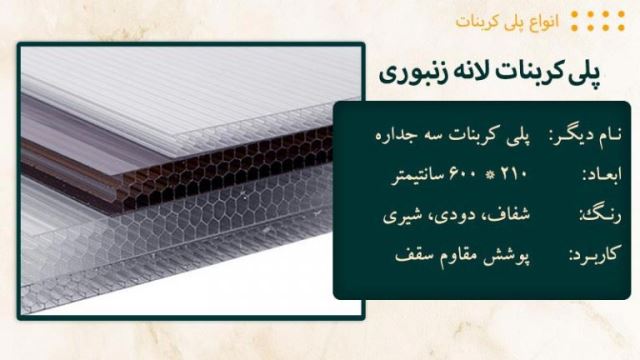 خرید پلی کربنات در شرق تهران