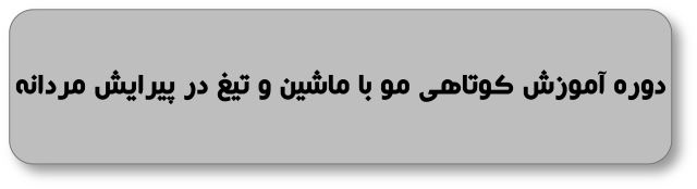 آموزش کوتاهی مو و پیرایش مردانه