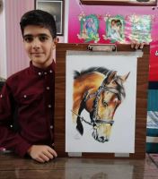 طراحی سیاه قلم در اصفهان