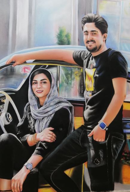 طراحی سیاه قلم در اصفهان