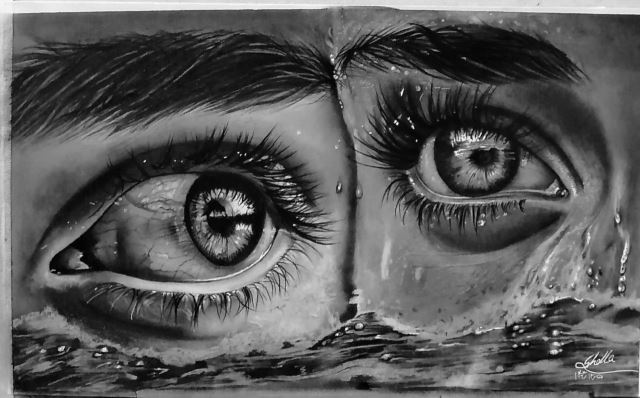 طراحی سیاه قلم در اصفهان