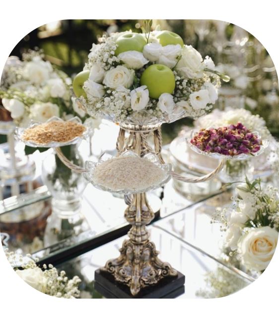 لاکچری ترین سفره عقد در اصفهان