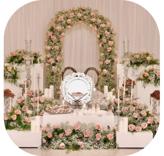 خرید اکسسوری سفره عقد در اصفهان